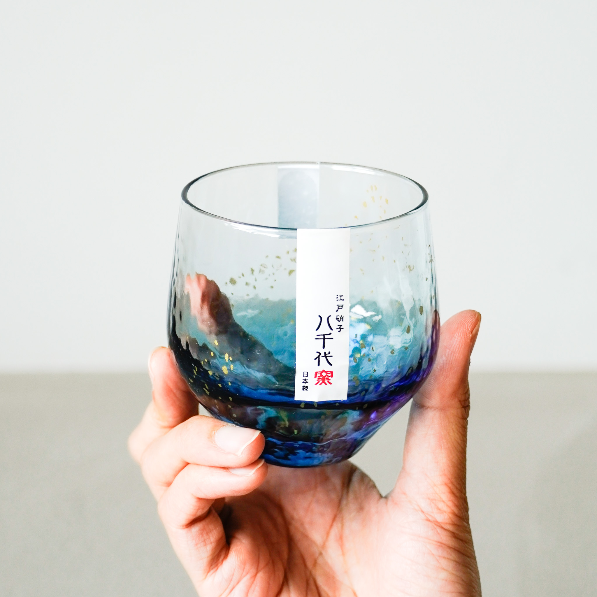 日式錘紋金箔星空杯