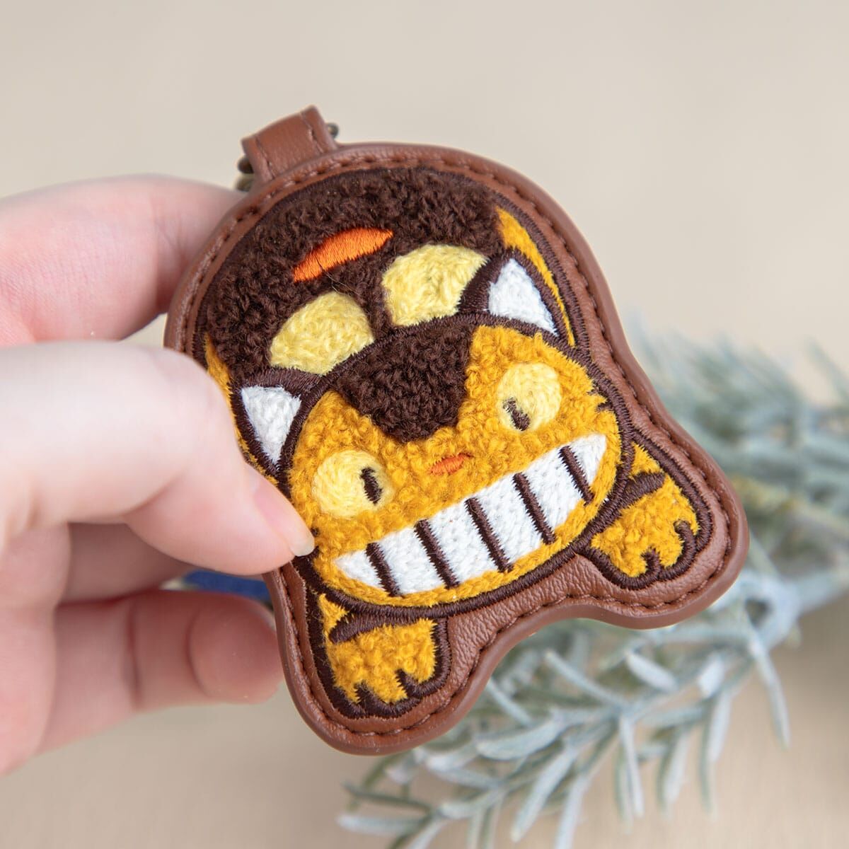 刺繡吊飾 龍貓 貓巴士