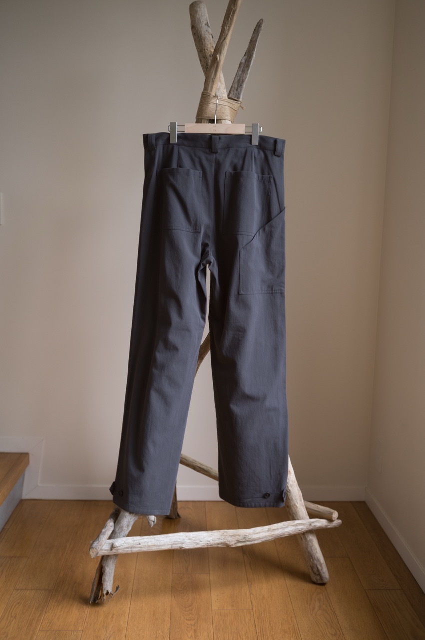 seya. GROUND PANTS ORGANIC WASHED TWILL