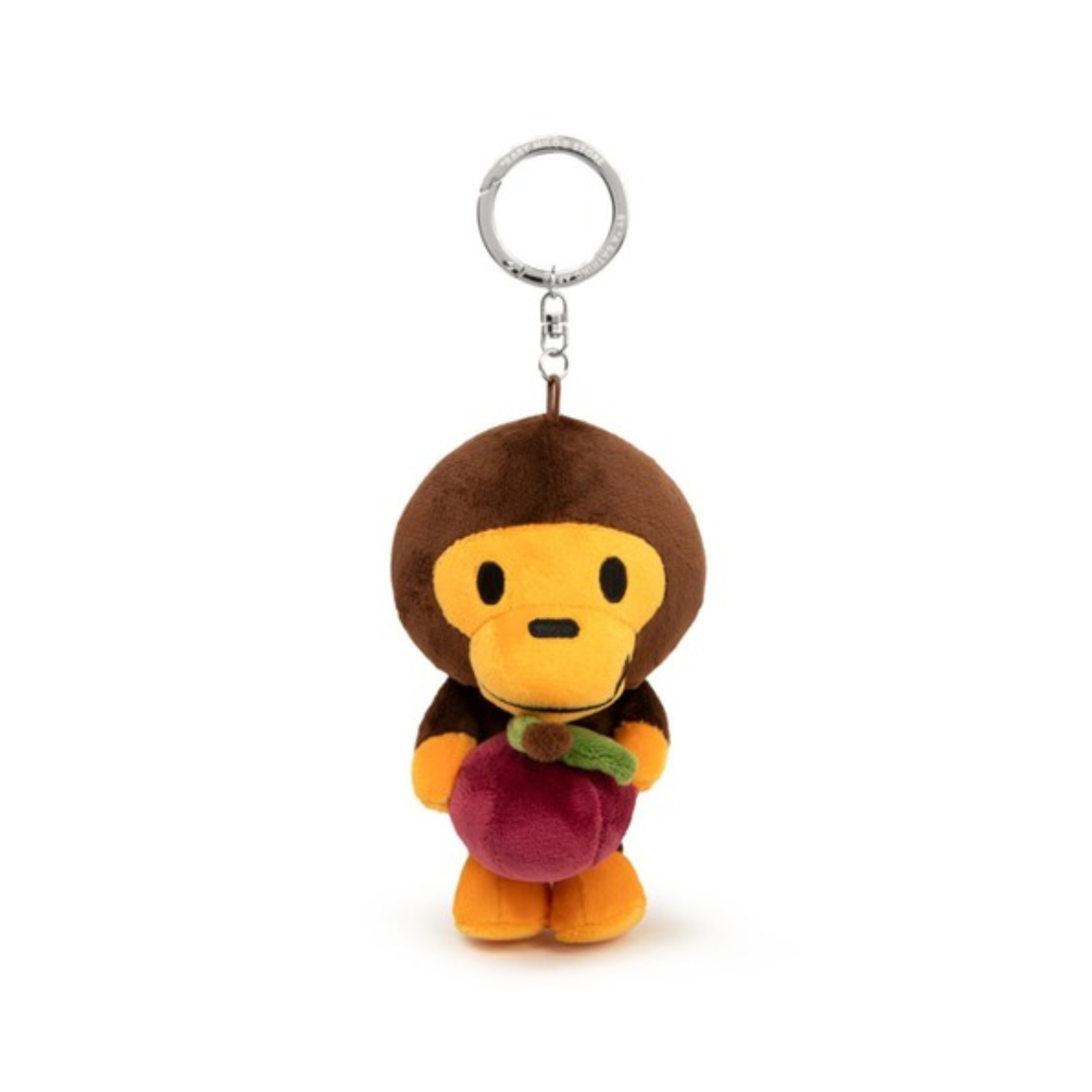 2026SS A BATHING APE BAPE BABY MILO CHERRY PLUSH DOLL KEYCHAIN 櫻桃 小猴子 吊飾 鑰匙圈 現貨 AM20182311