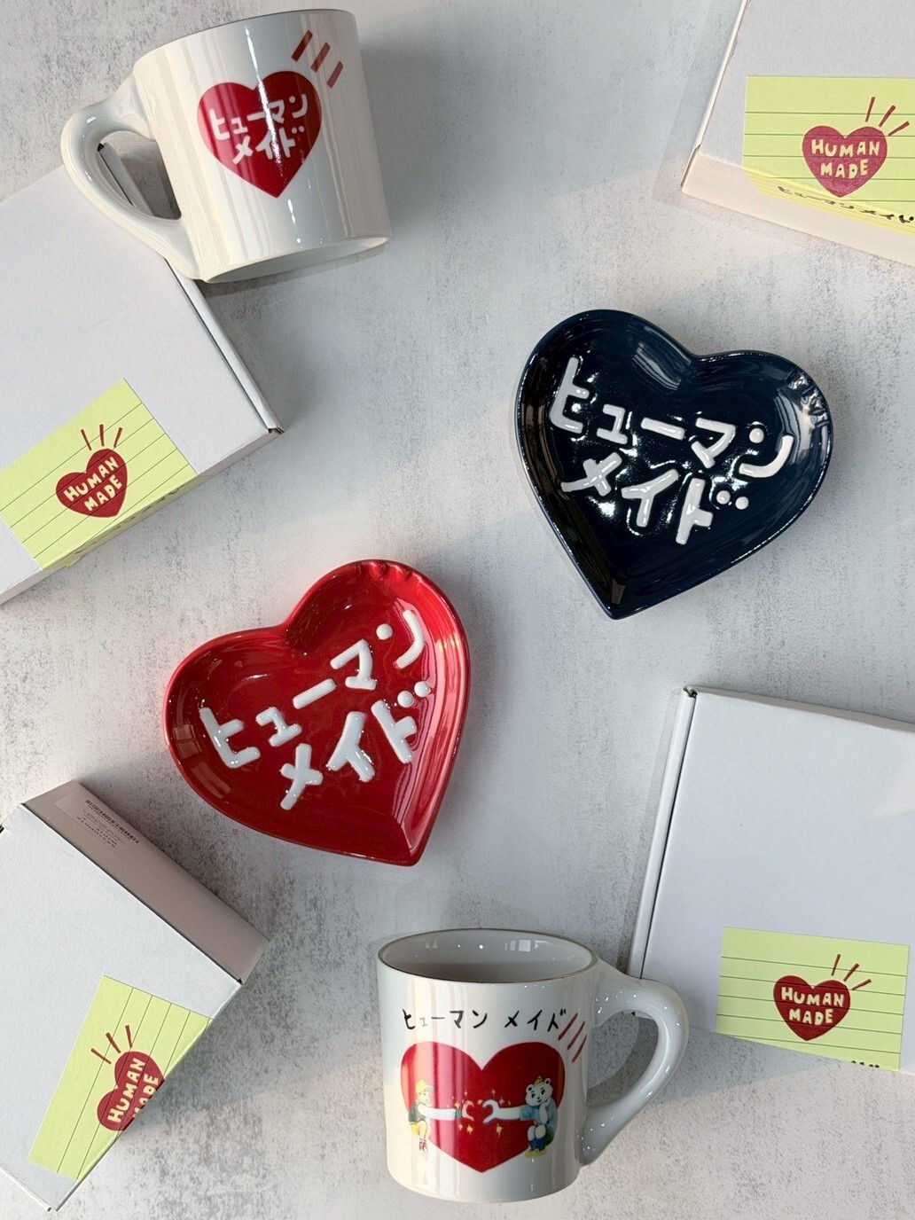 HUMAN MADE KEIKO SOOTOME HEART CERAMIC TRAY 愛心造型盤子