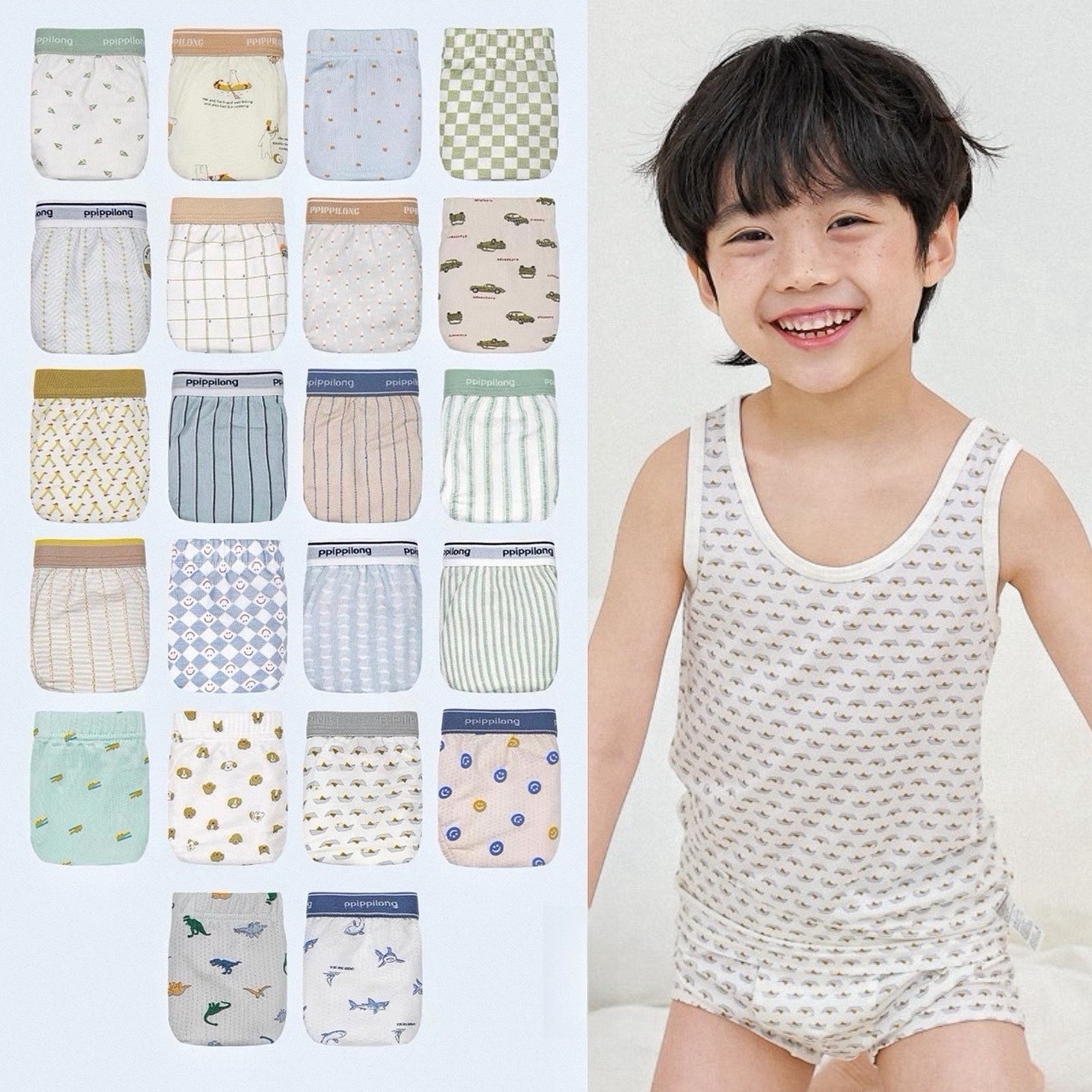 3-14y P牌超好穿男童四角褲 22款