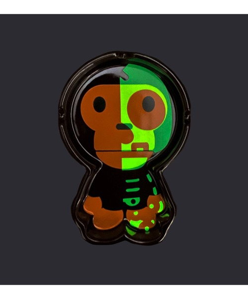 2026SS A BATHING APE BAPE BABY MILO SKULL GLOW IN THE DARK TRAY 夜光 小猴子 菸灰缸 現貨 2M30182002
