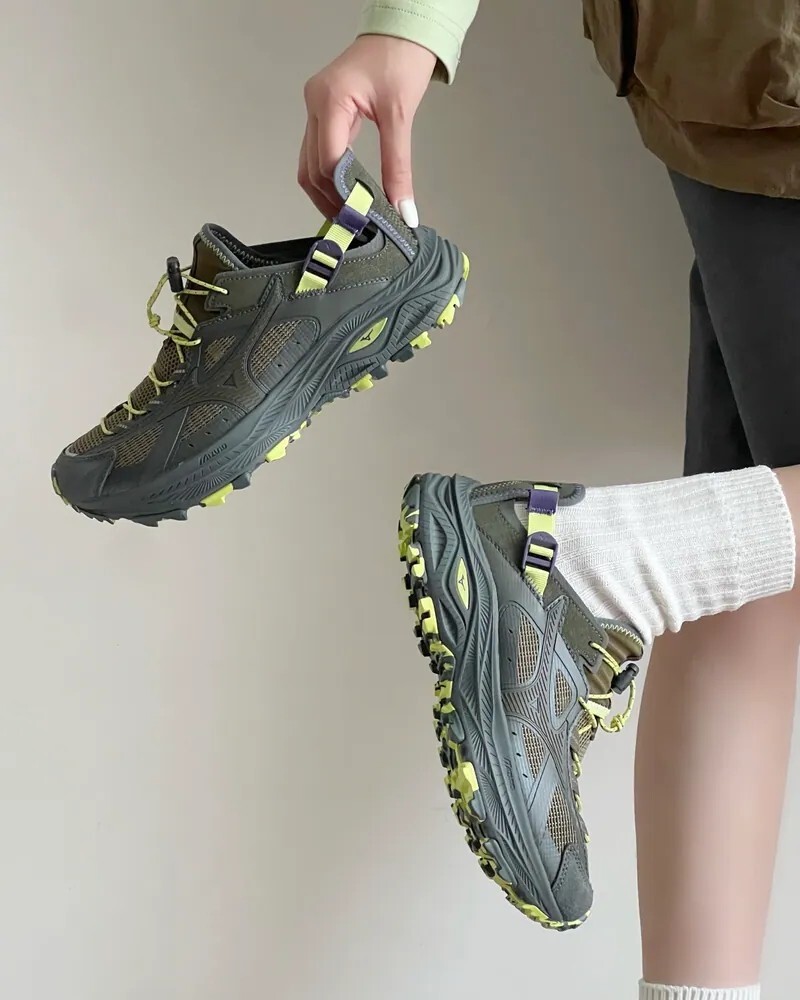 <雨季救星> MIZUNO RACER TRAIL SE V2 溯溪涼鞋  橄欖棕灰 男女鞋