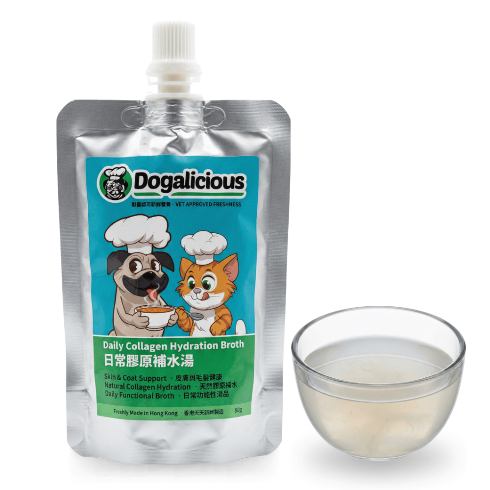 Dogalicious 貓狗合用 日常膠原補水湯 (急凍-18度）(4 x 80g) (PF110)