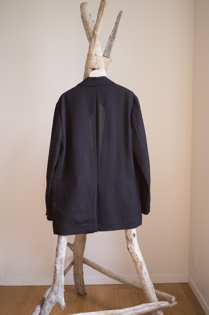 seya. TRAVEL TAILORED  JACKET COTTON GEORGETTE