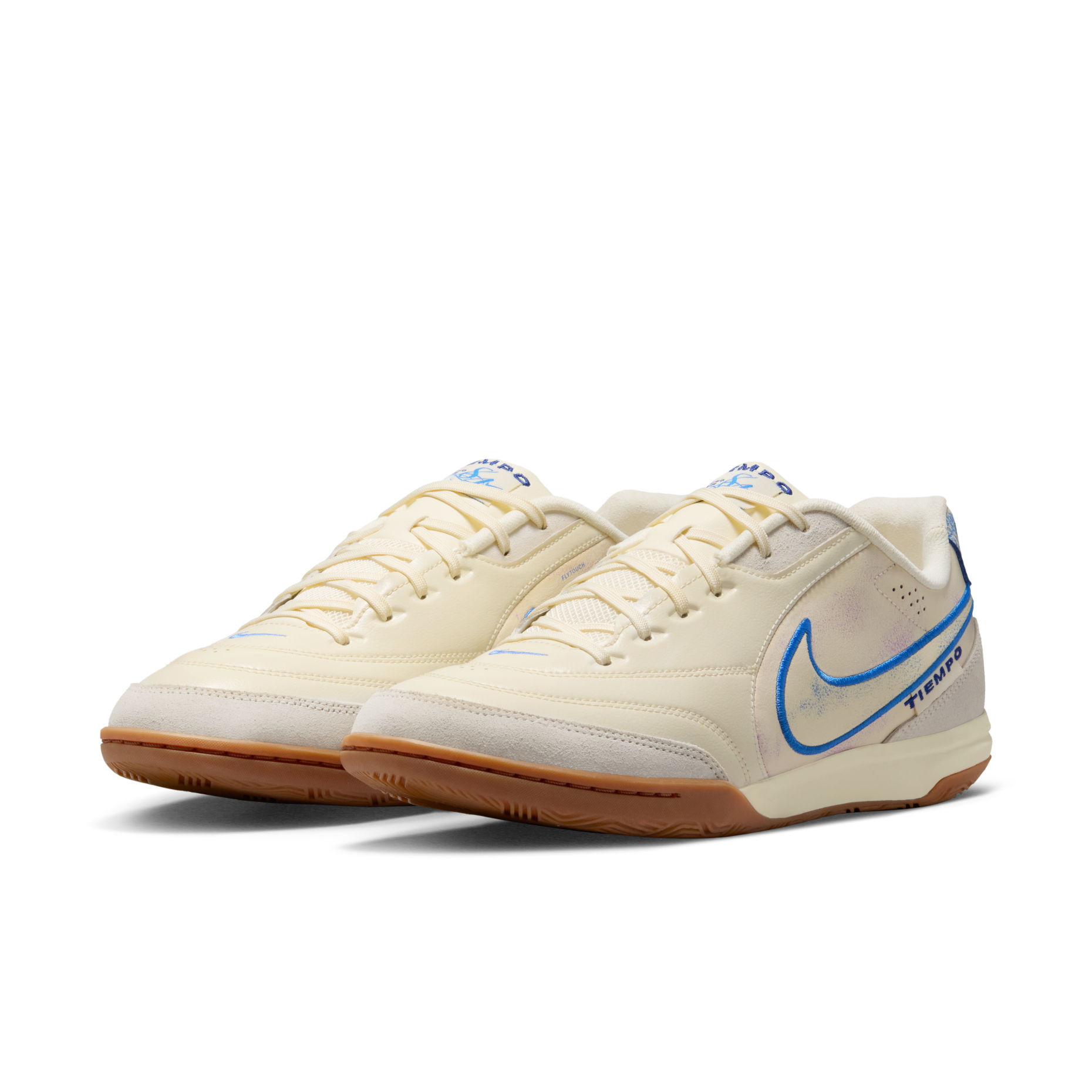 NIKE TIEMPO STREETGATO PRM 室內/街場足球鞋 米灰藍