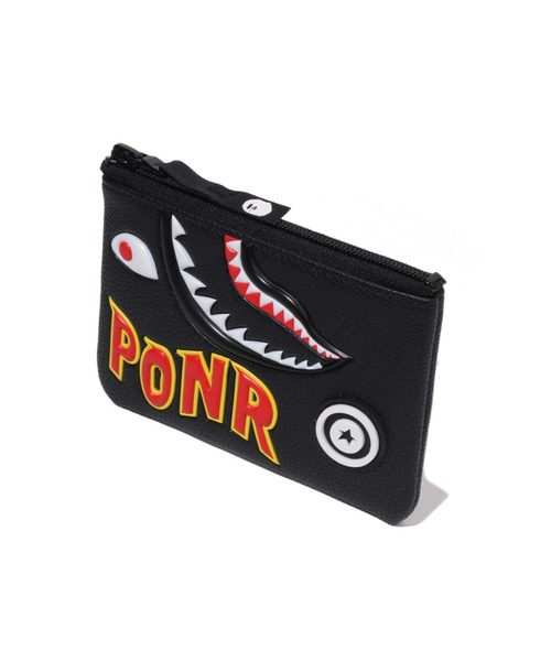 2026SS A BATHING APE BAPE 2ND SHARK MINI WALLET 皮革 鯊魚 零錢包 皮夾 卡片包 現貨 1M30190009