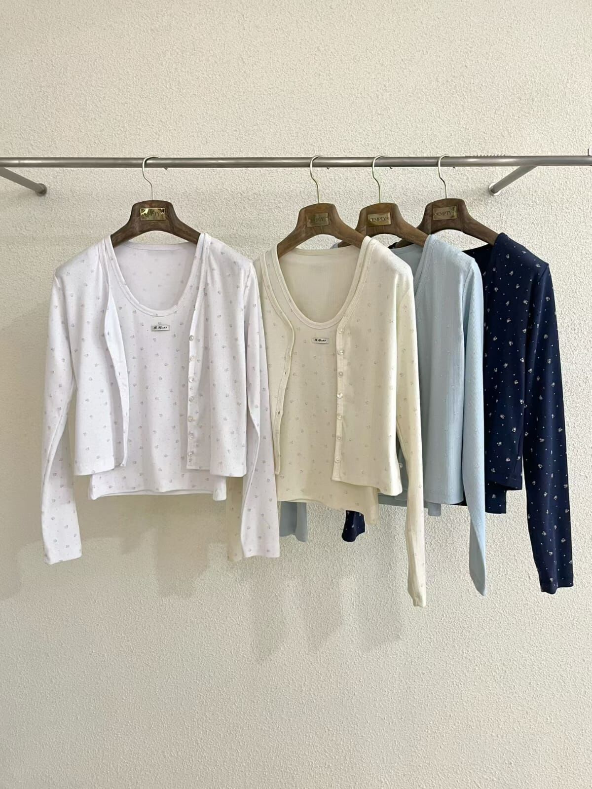 EP6111 U領背心長袖外套