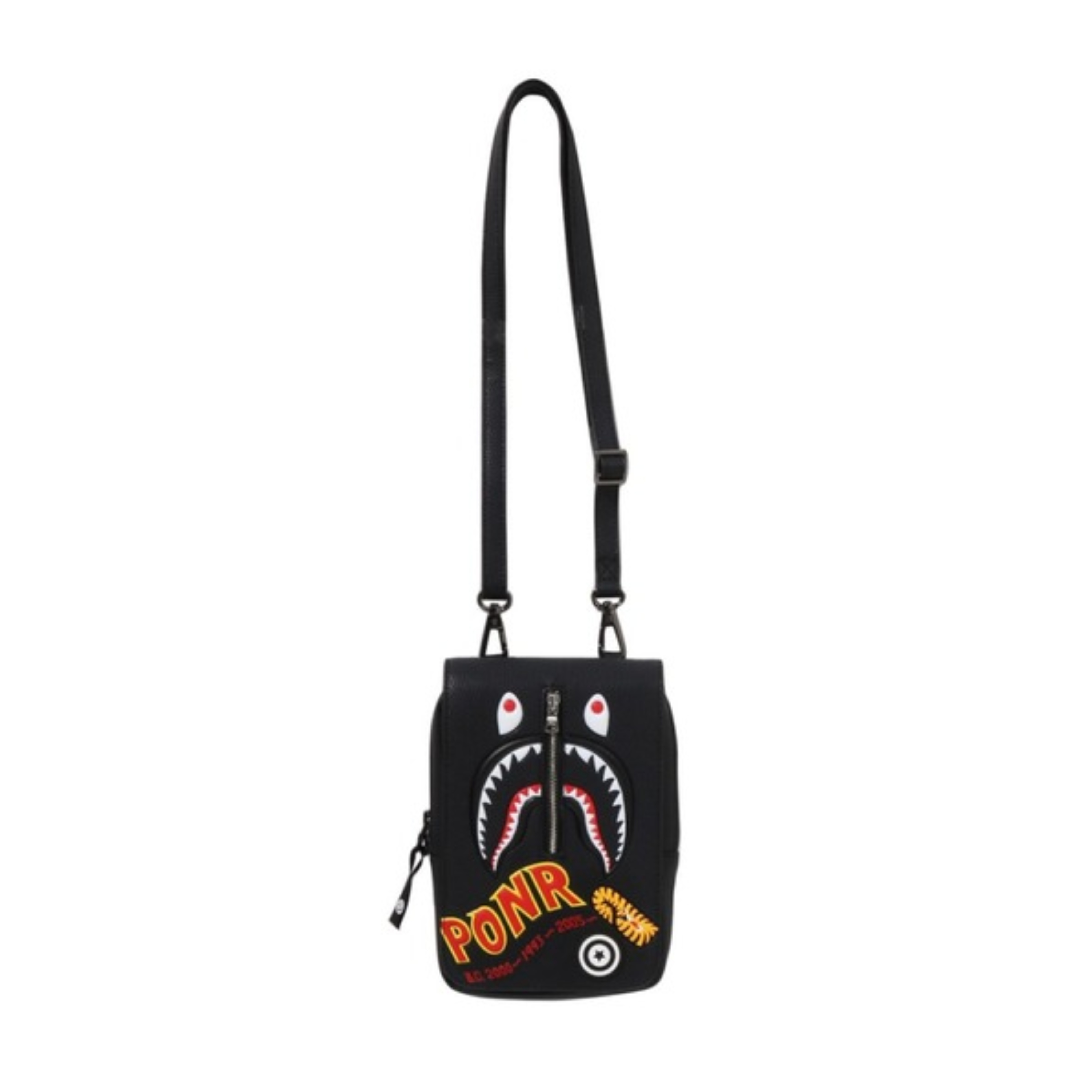 2026SS A BATHING APE BAPE 2ND SHARK MINI BAG 皮革 鯊魚 側背包 現貨 1M30190008