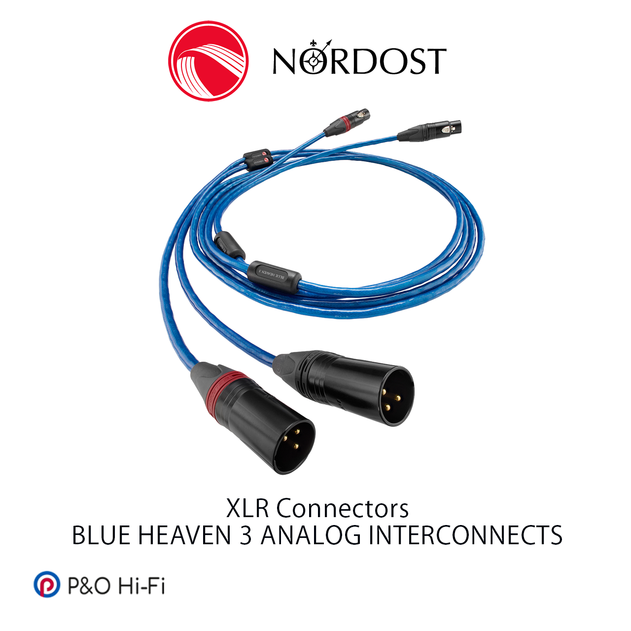 NORDOST BLUE HEAVEN 3 模擬訊號線 (RCA / XLR) (一對)
