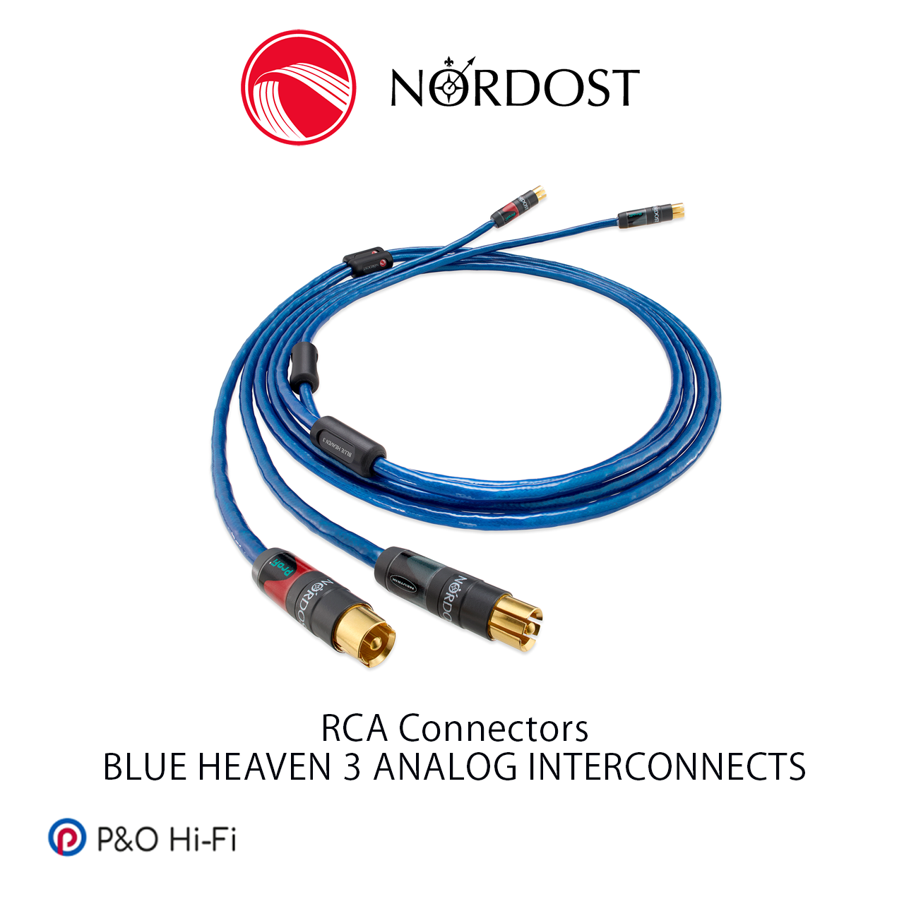 NORDOST BLUE HEAVEN 3 模擬訊號線 (RCA / XLR) (一對)