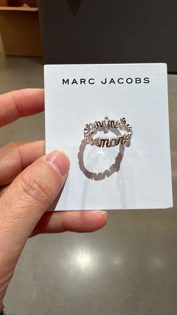 YP031 Marc Jacobs 草寫標誌戒指