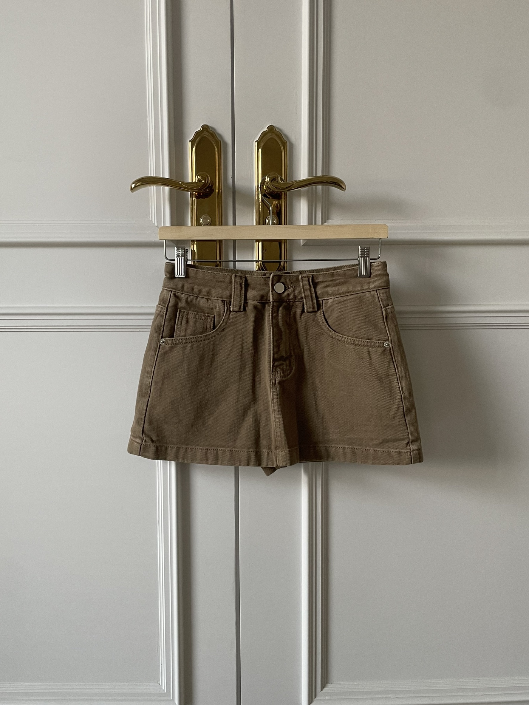 (預購)#AO18 挺版單寧短裙