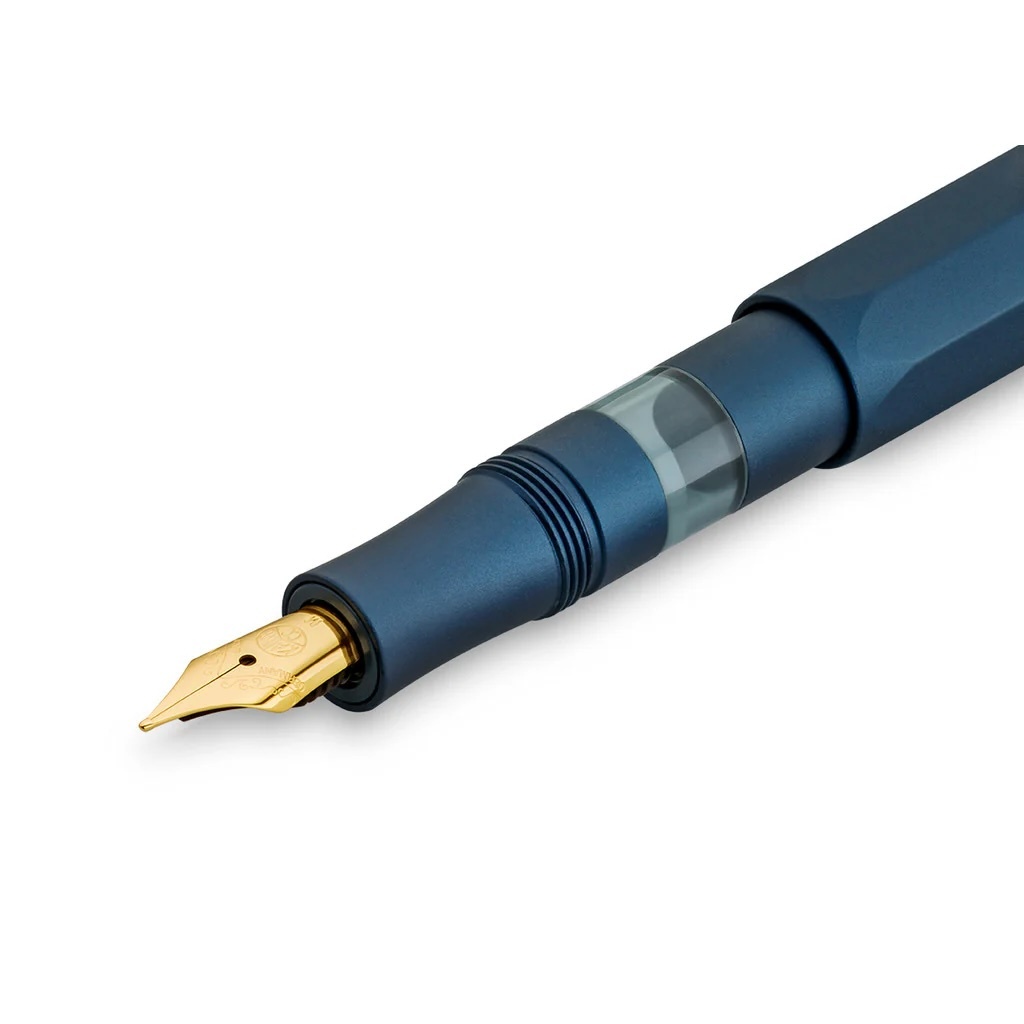 KAWECO ｜ AL SPORT系列 PISTON 活塞式鋼筆 海軍藍