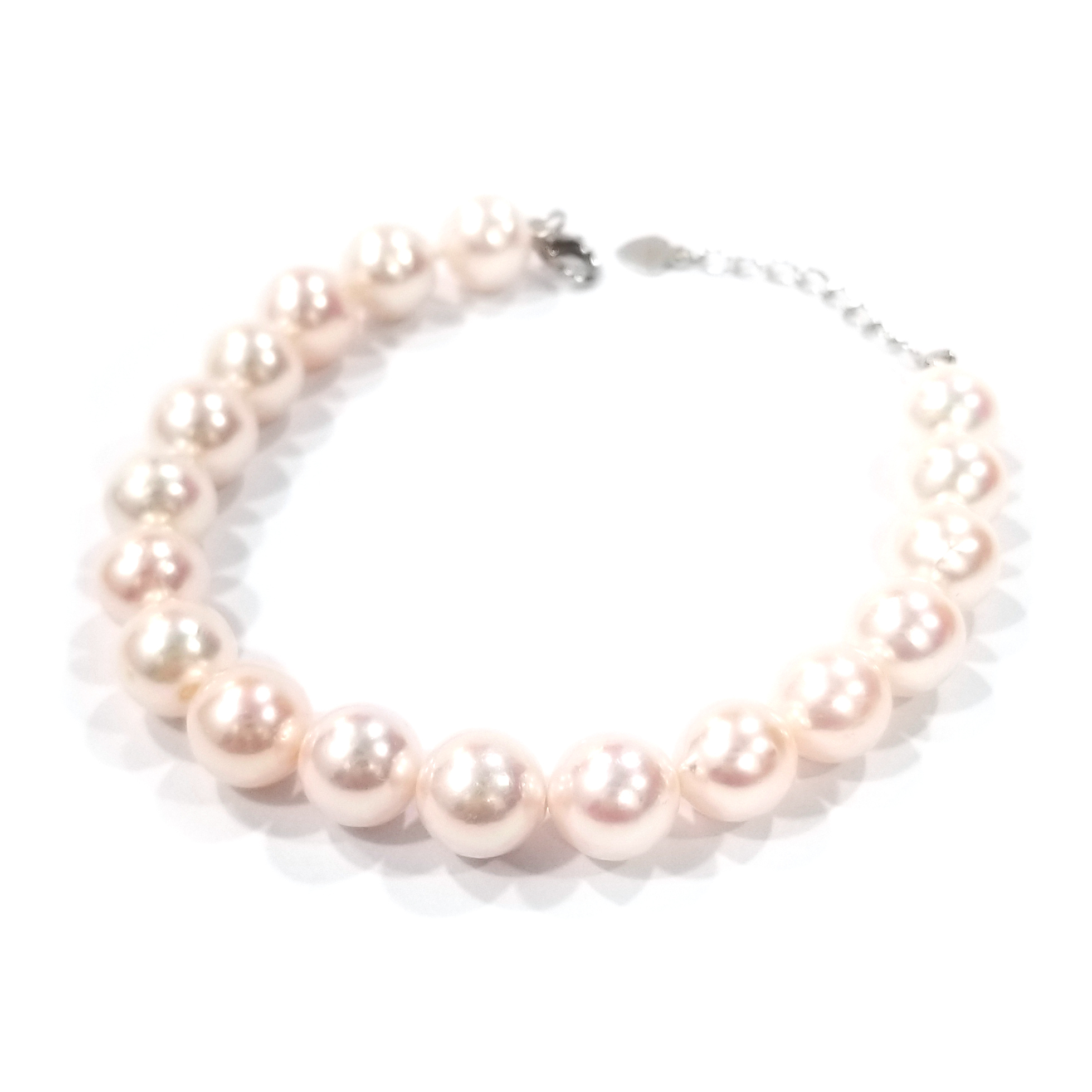 925 銀扣Akoya珍珠手鏈