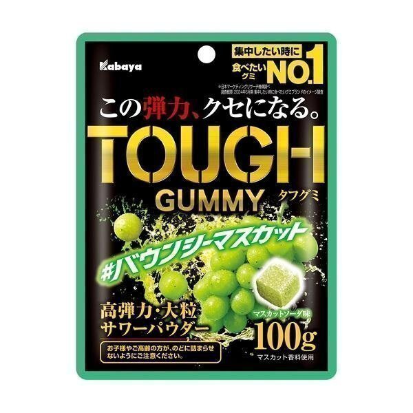 日本 TOUGH GUMMY 超Q勁咬軟糖 100g 青葡萄可樂檸檬葡萄口味