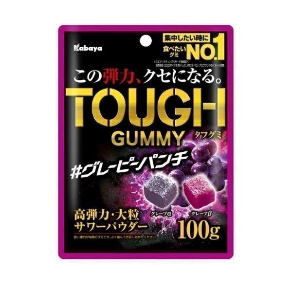 日本 TOUGH GUMMY 超Q勁咬軟糖 100g 青葡萄可樂檸檬葡萄口味