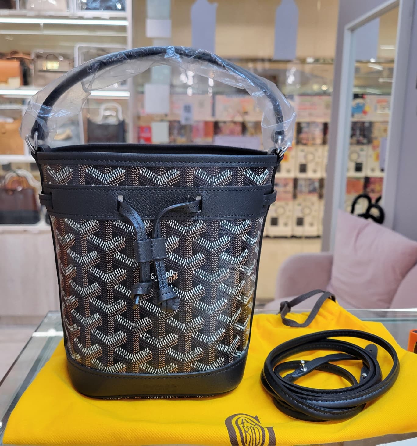 Goyard petit flot mini bucket bag NOIR