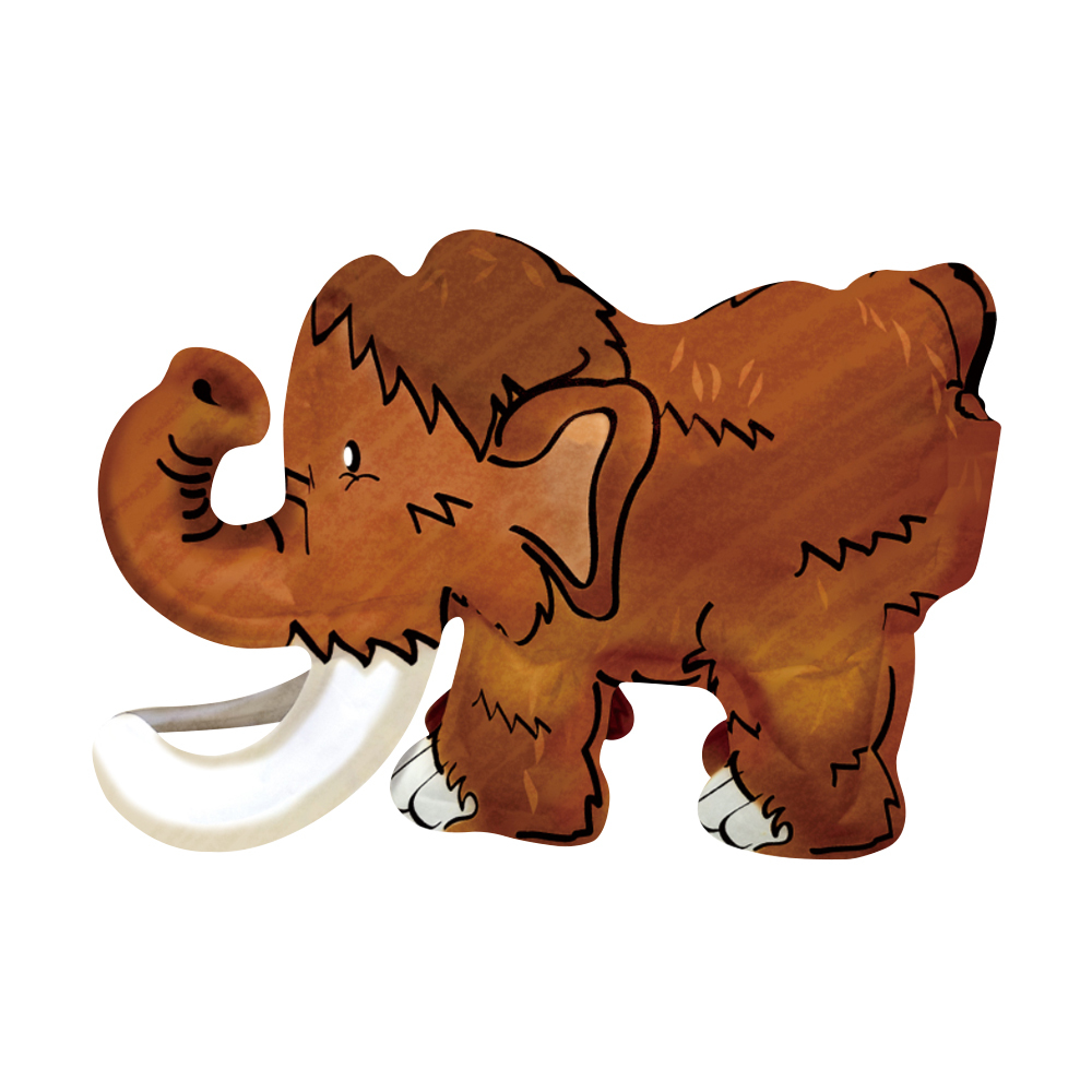 韓國 3D造型手繪紙氣球-長毛象