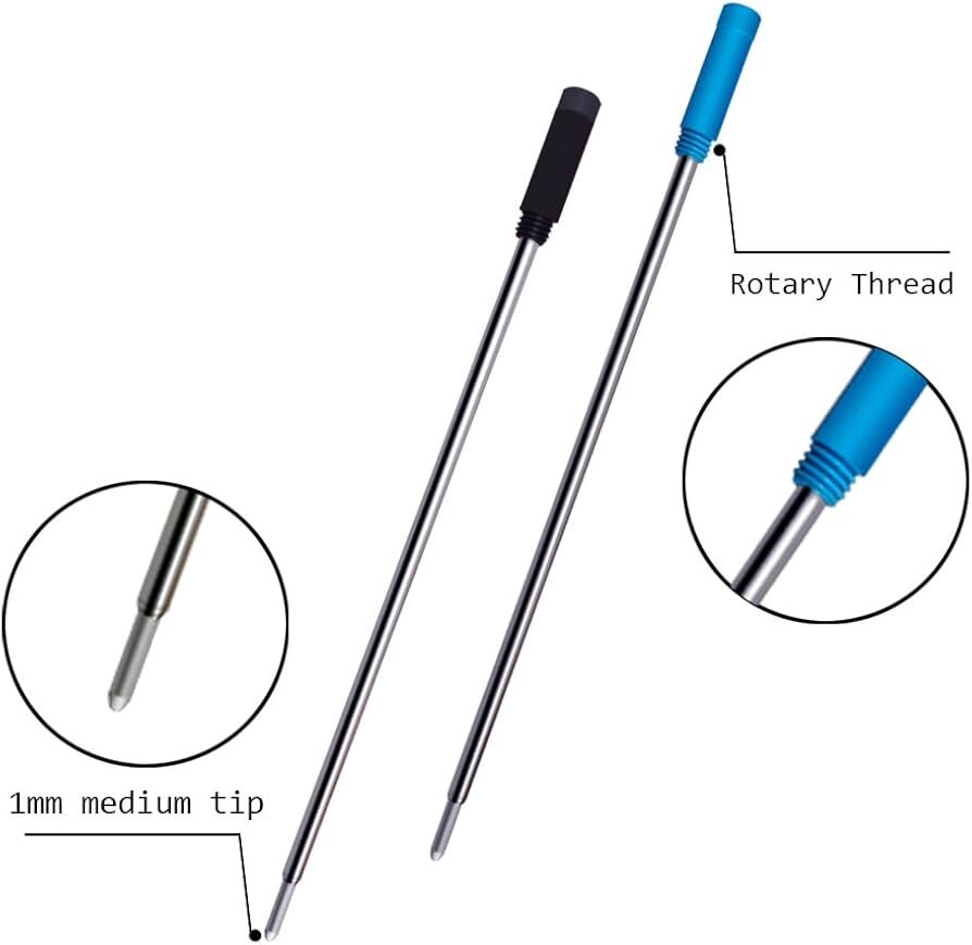 代用 Cross 寶珠筆 鋼珠筆 筆芯 1.0mm (約長116mm)
