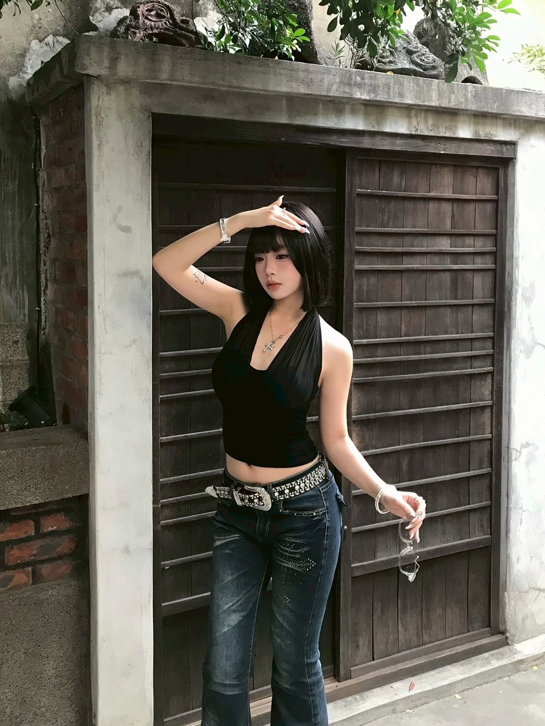 1件穿7天★多種穿法 網紗綁帶bra top