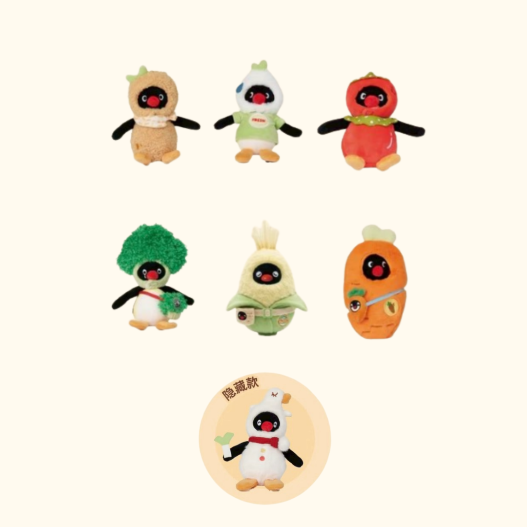 PINGU 企鵝家族 巧克力工廠系列 中華美食款盲盒