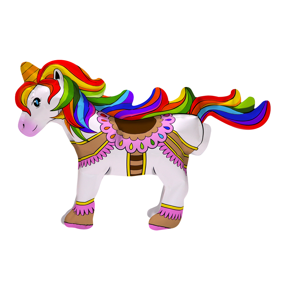 韓國 3D造型手繪紙氣球-迷你獨角獸