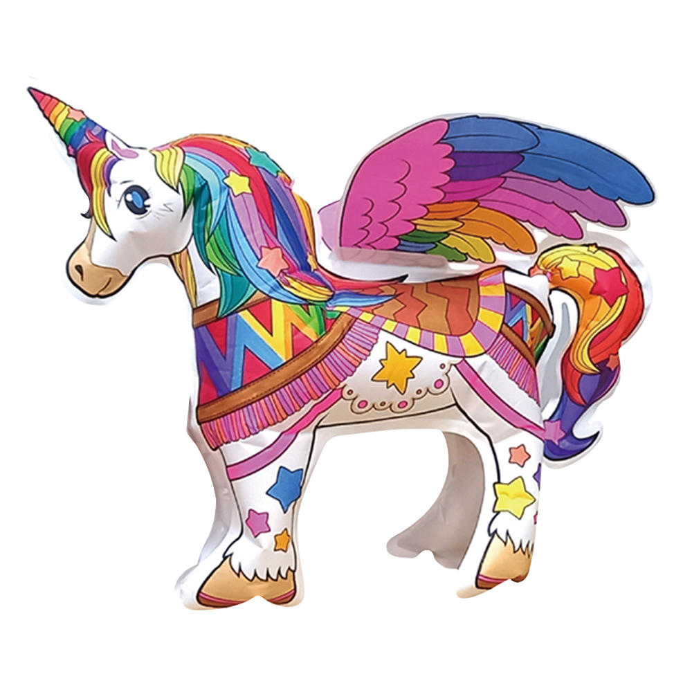 韓國 3D造型手繪紙氣球-獨角獸系列