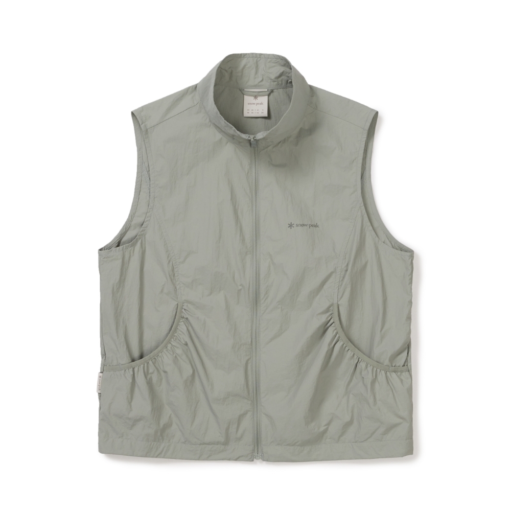 Snow Peak Pico 防曬超輕量女款立領背心 淺卡其 S26MWT-VE77 LK