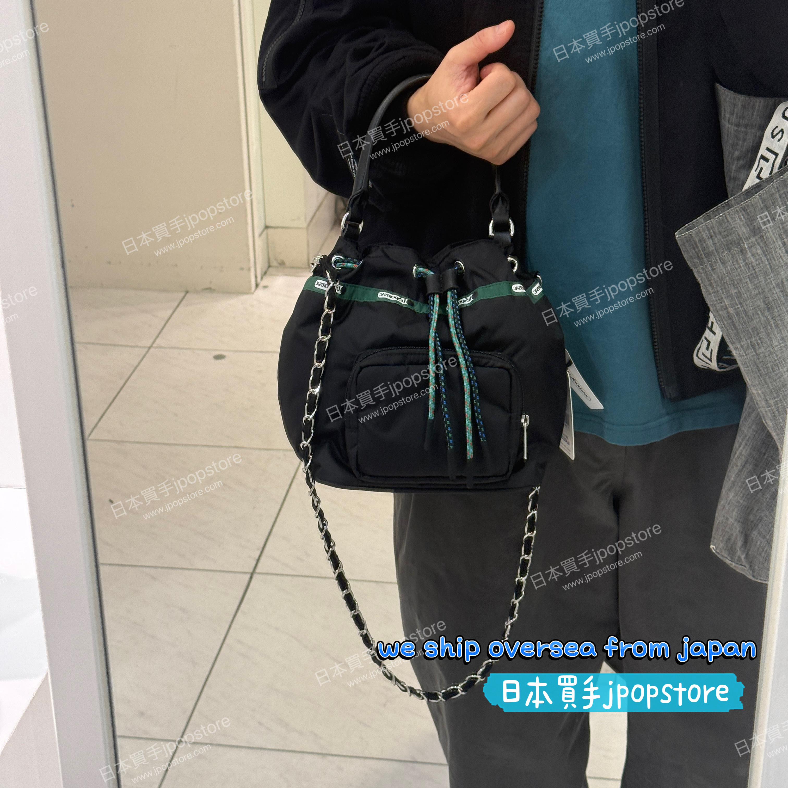 【LeSportsac Atelier】DBL DRAWST CHAIN BAG