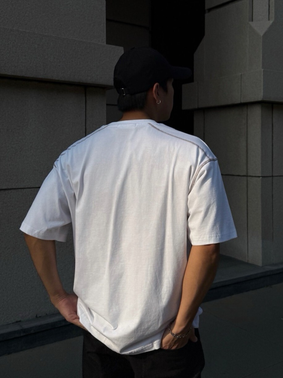[1atm] 撞色-明線Tshirt project-050 design™ by 1atm