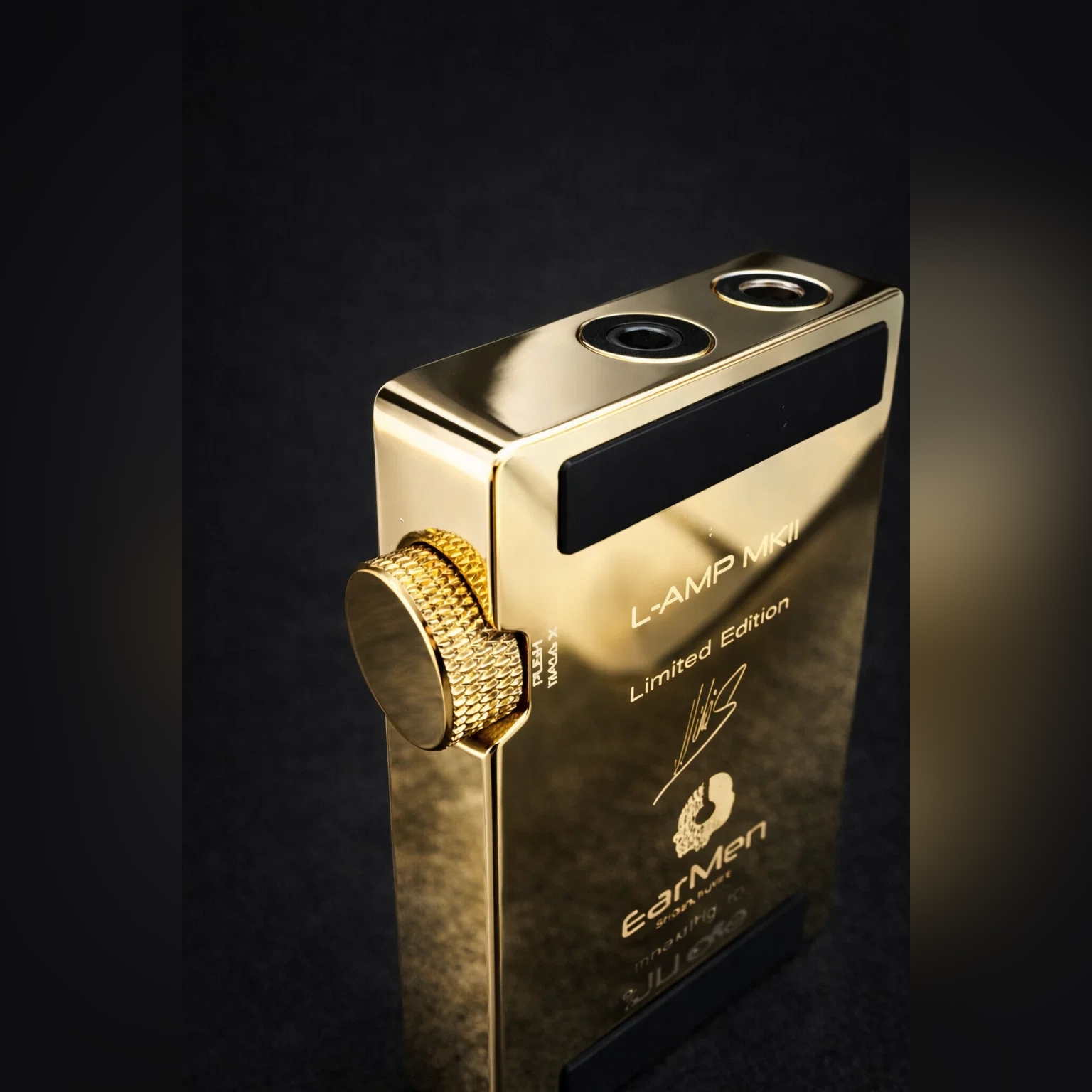 美國 EarMen - L-AMP II Gold Signature 限量版手提解碼耳擴 | JAN6418 膽 | ESS SABRE DAC | 4.4, 3.5 耳機輸出