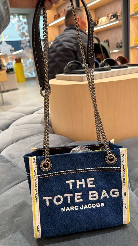 YP012 Marc Jacobs 牛仔鏈條迷你 Tote Bag 18x15cm