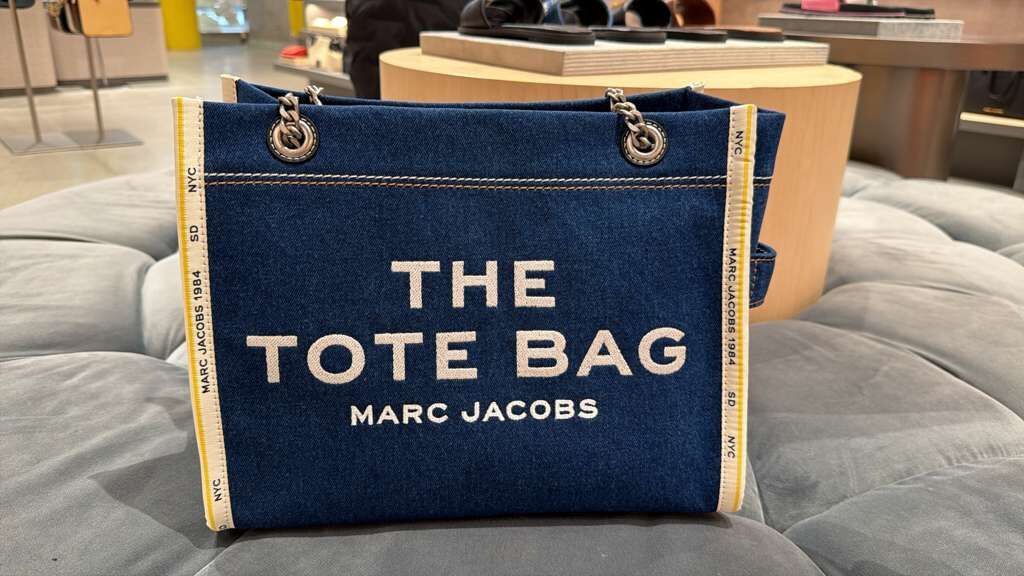 YP050 Marc Jacobs 牛仔鏈條中型 Tote Bag 34x25cm
