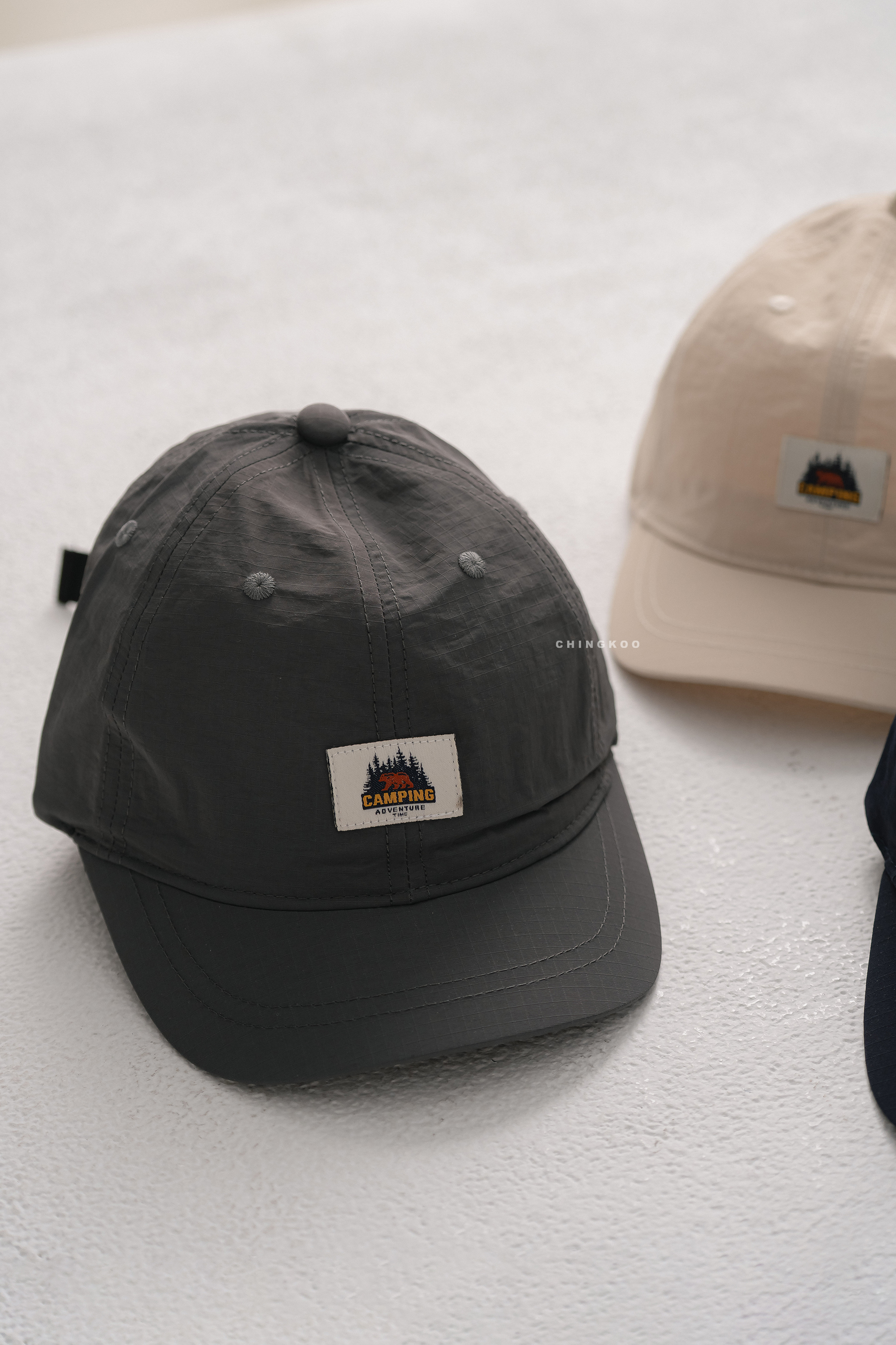 Vibrant｜布標小格鴨舌帽 6色