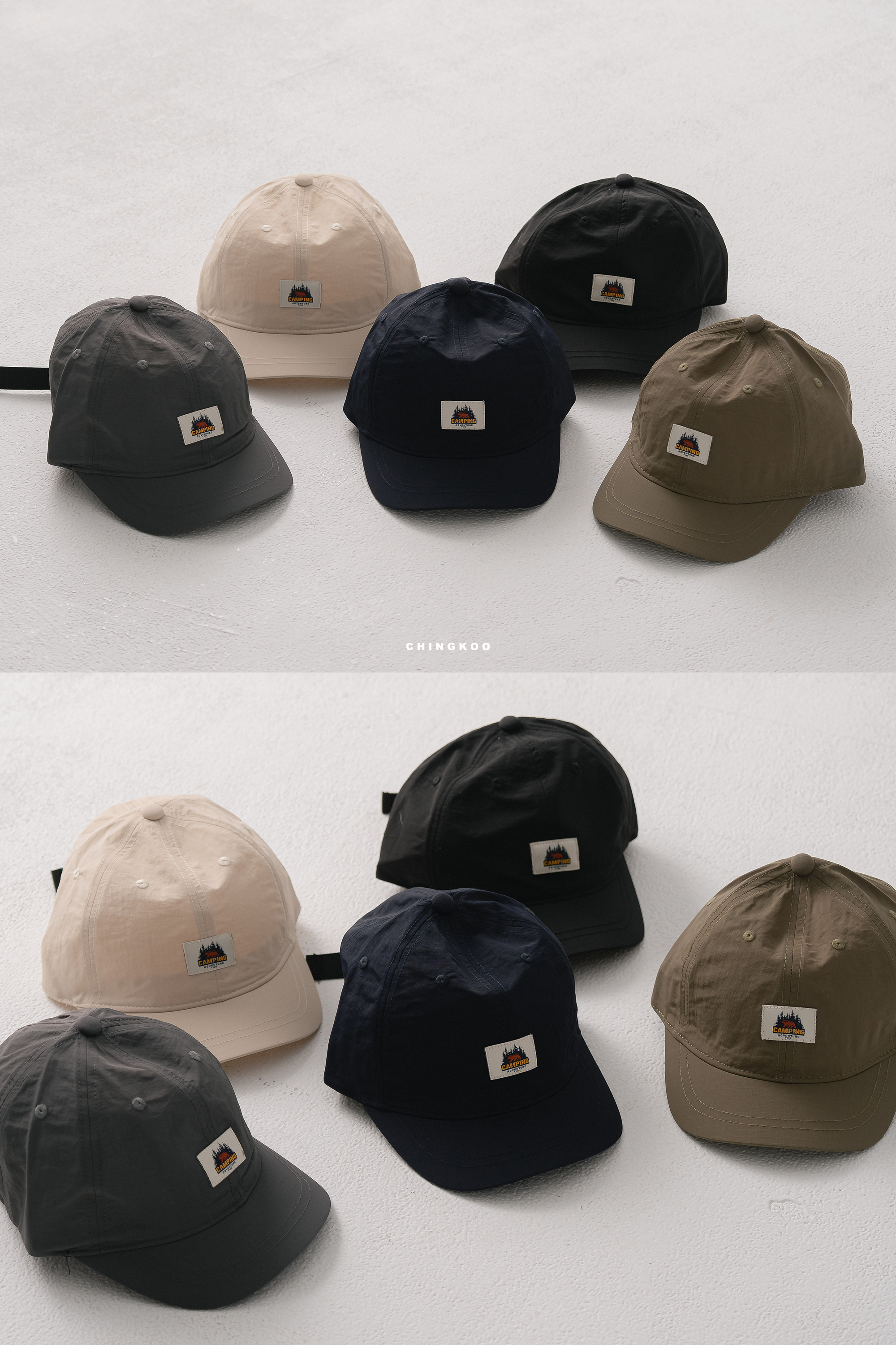 Vibrant｜布標小格鴨舌帽 6色