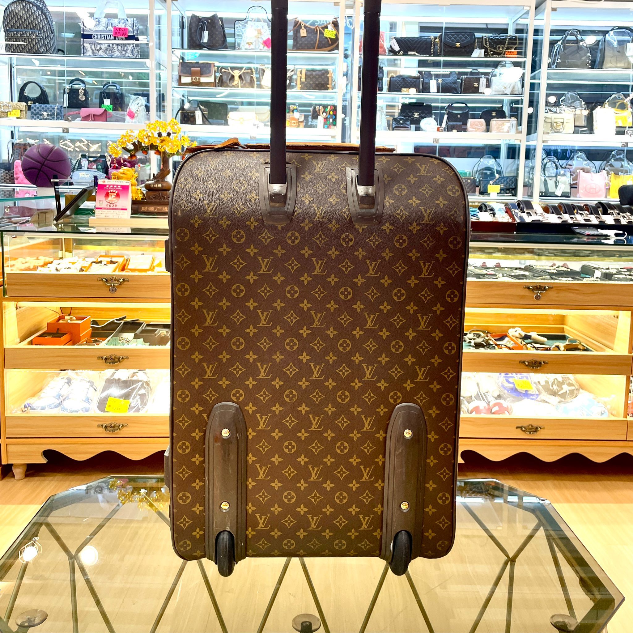 70%NEW二手LV行李箱 Pegase 70 啡色Monogram Carry Bag Suitcase #香榭站正品