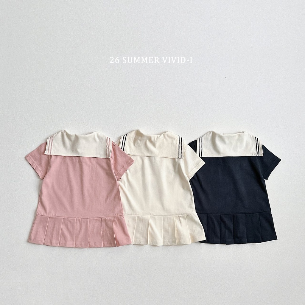 正韓夏vividi 獨角獸海軍風洋裝