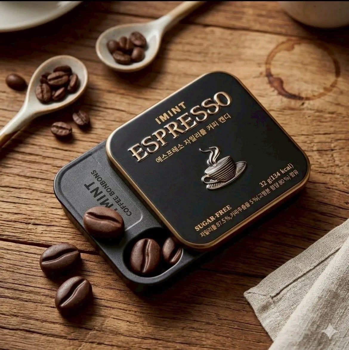 260422 韓國 I'MINT 濃縮咖啡糖無糖木糖醇 (一套2盒)