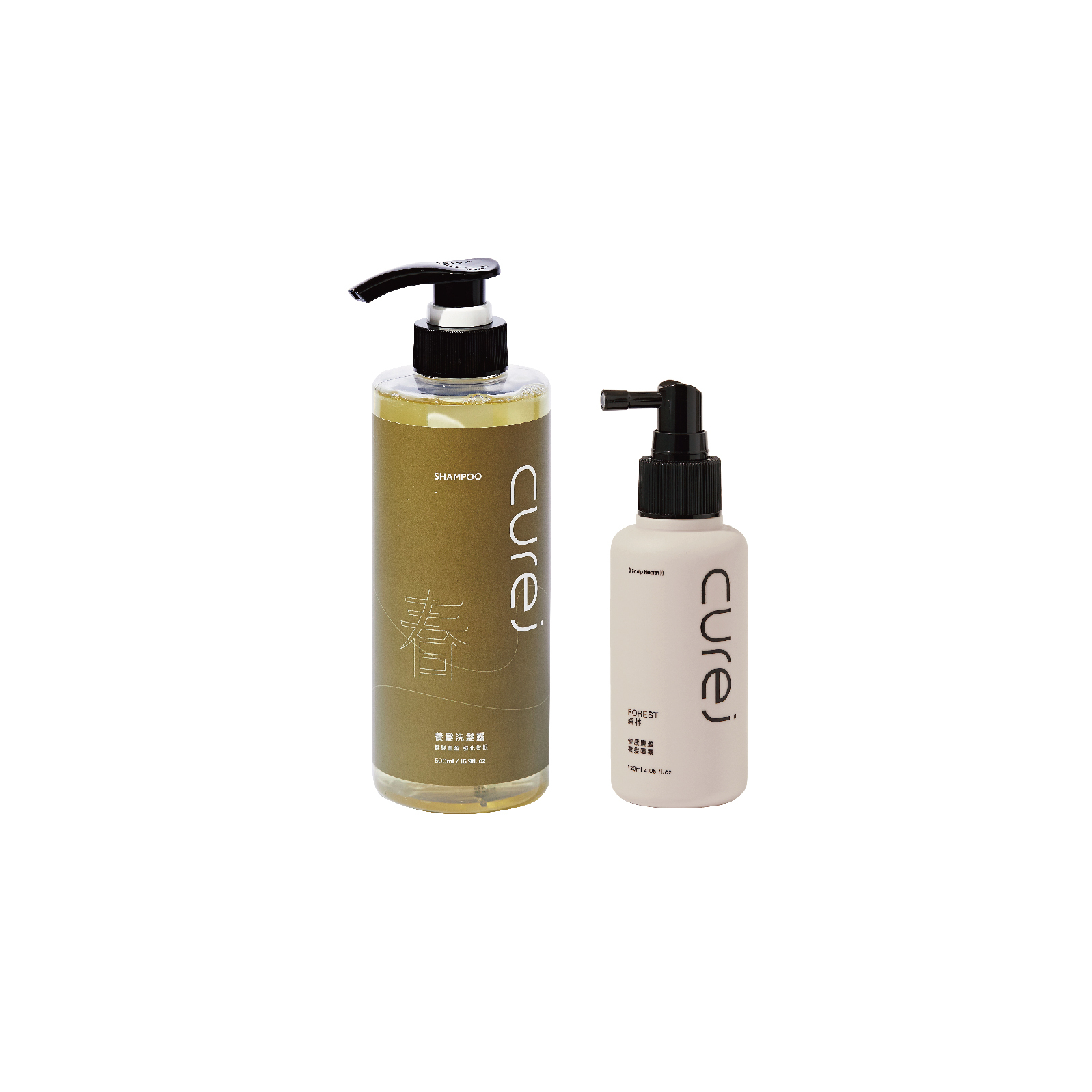 春養髮洗髮露+森林健康豐盈頭皮噴霧