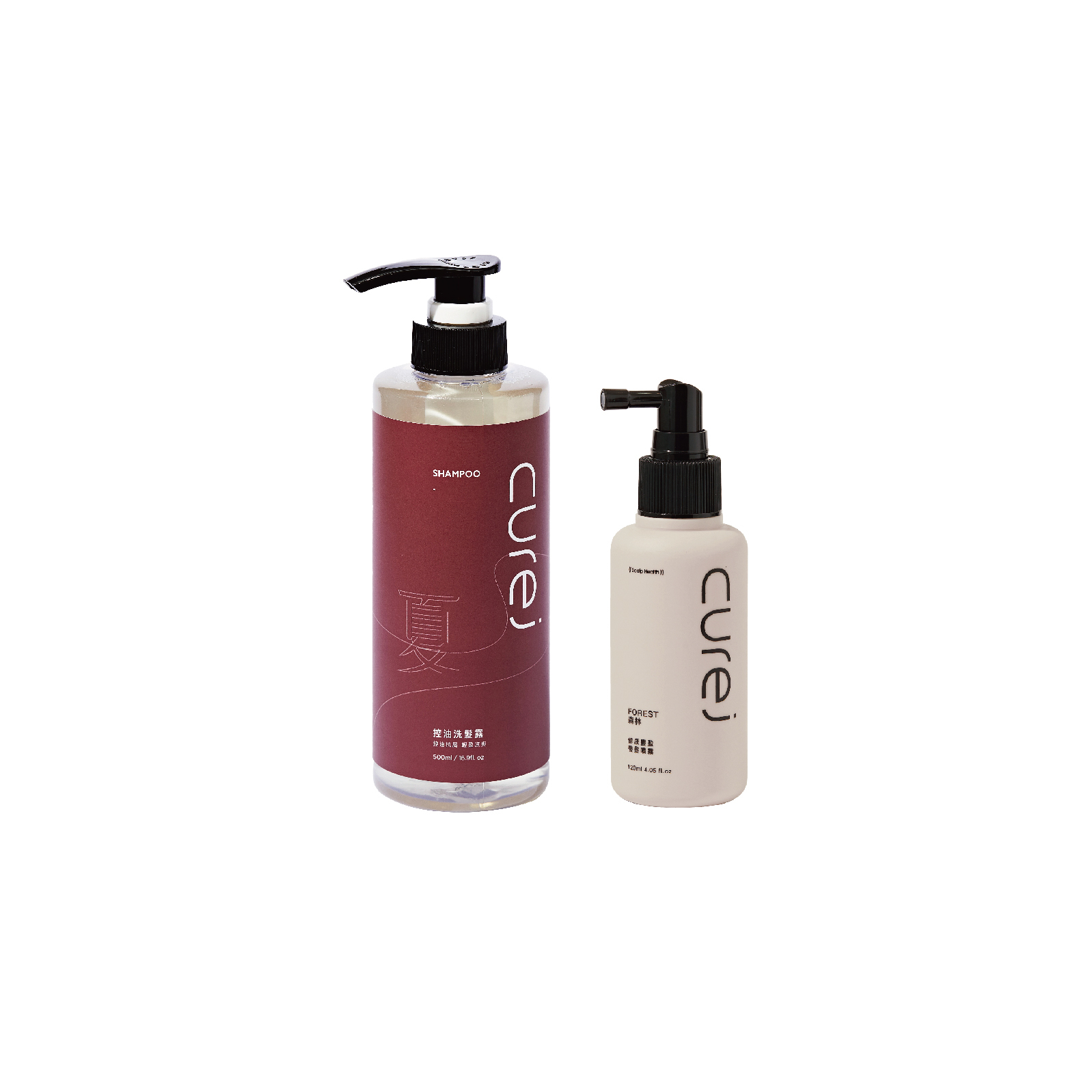 夏控油洗髮露 + 森林健康豐盈養髮噴霧