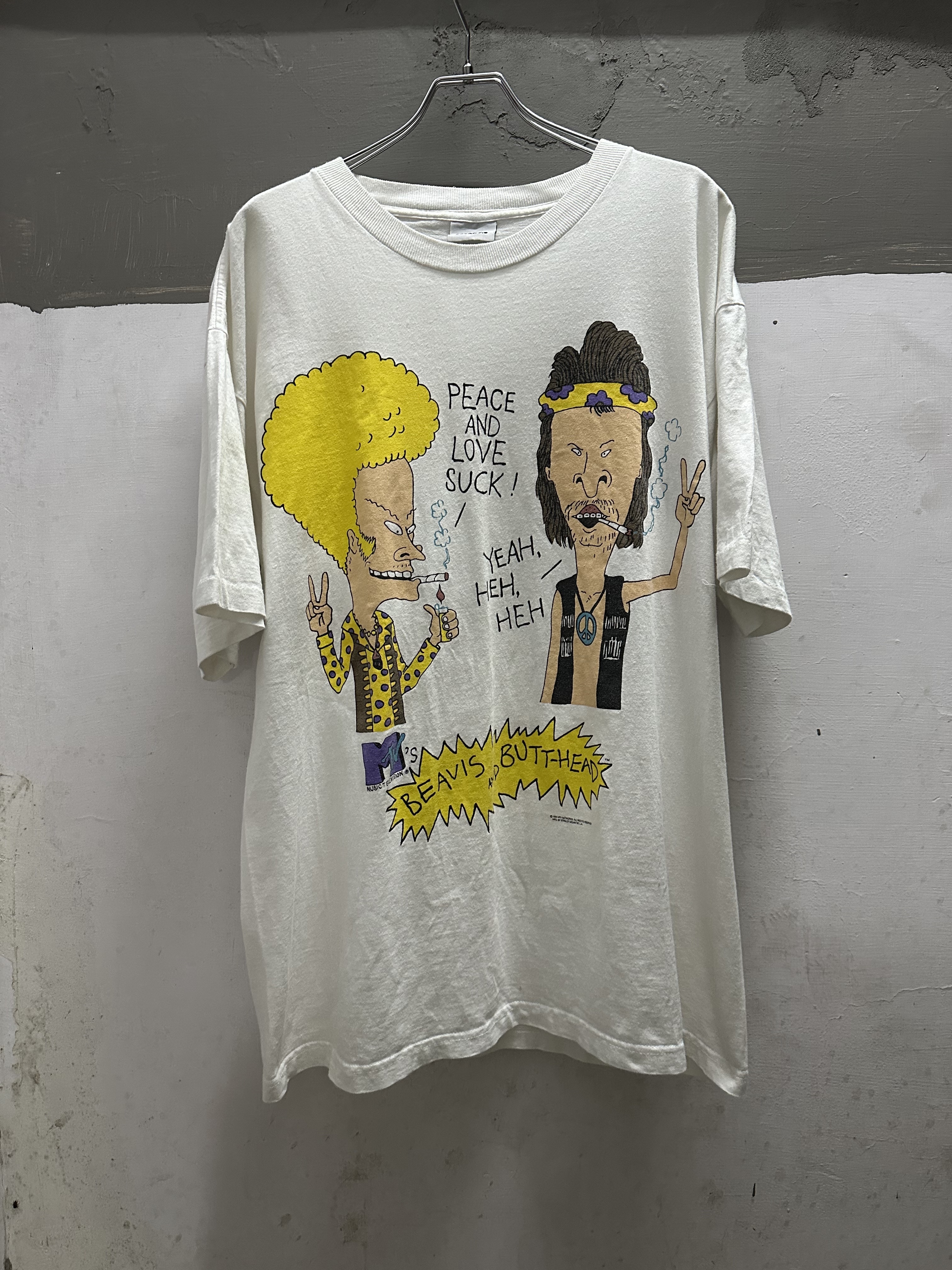 90’s MTV Beavis and Butt-Head T-Shirt（MADE IN USA）