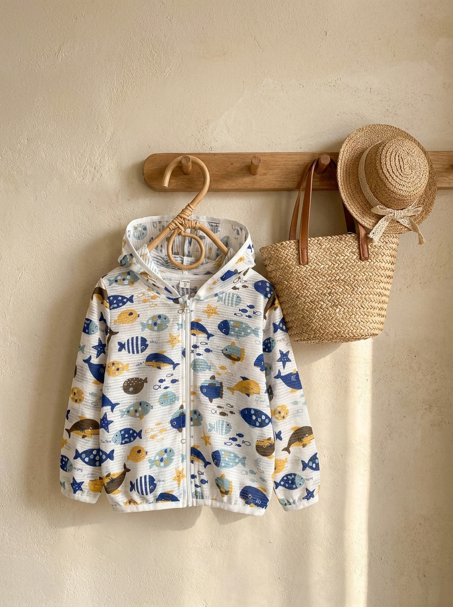 魚兒家族 夏季遮陽外套
