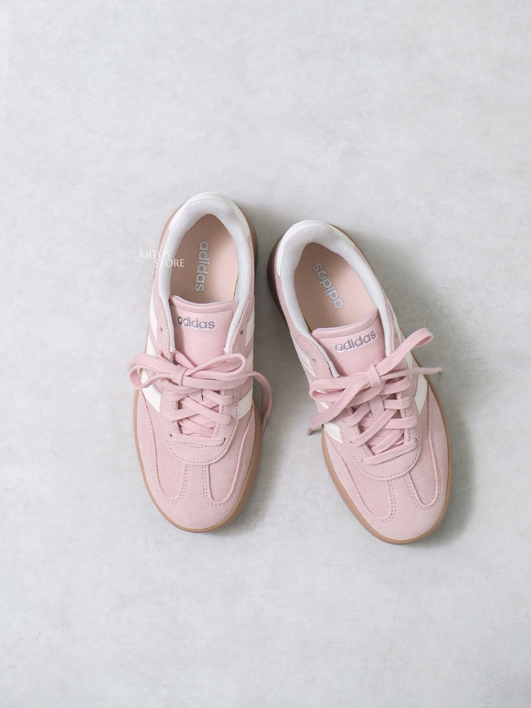 【預購】Adidas BARREDA samba 德訓鞋 厚底 女款 粉色 KH6998