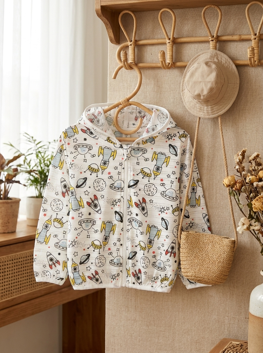 太空火箭 夏季遮陽外套