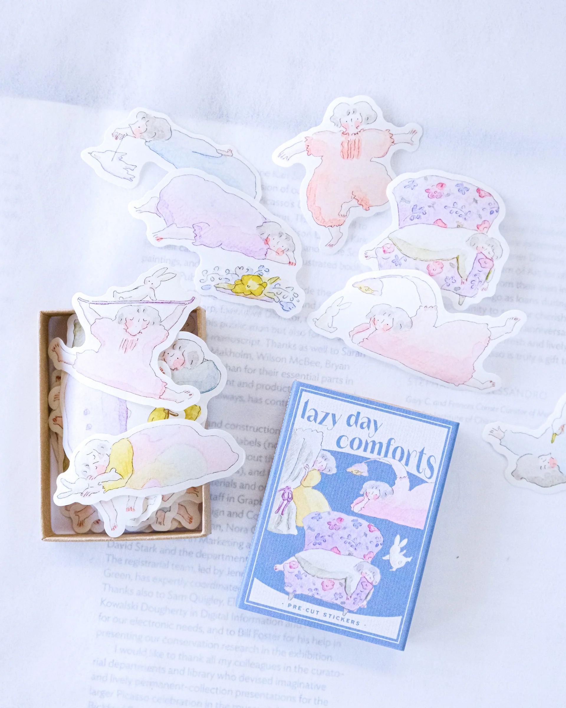 香港｜Dodolulu 火柴盒貼紙 慵懶的一天 09