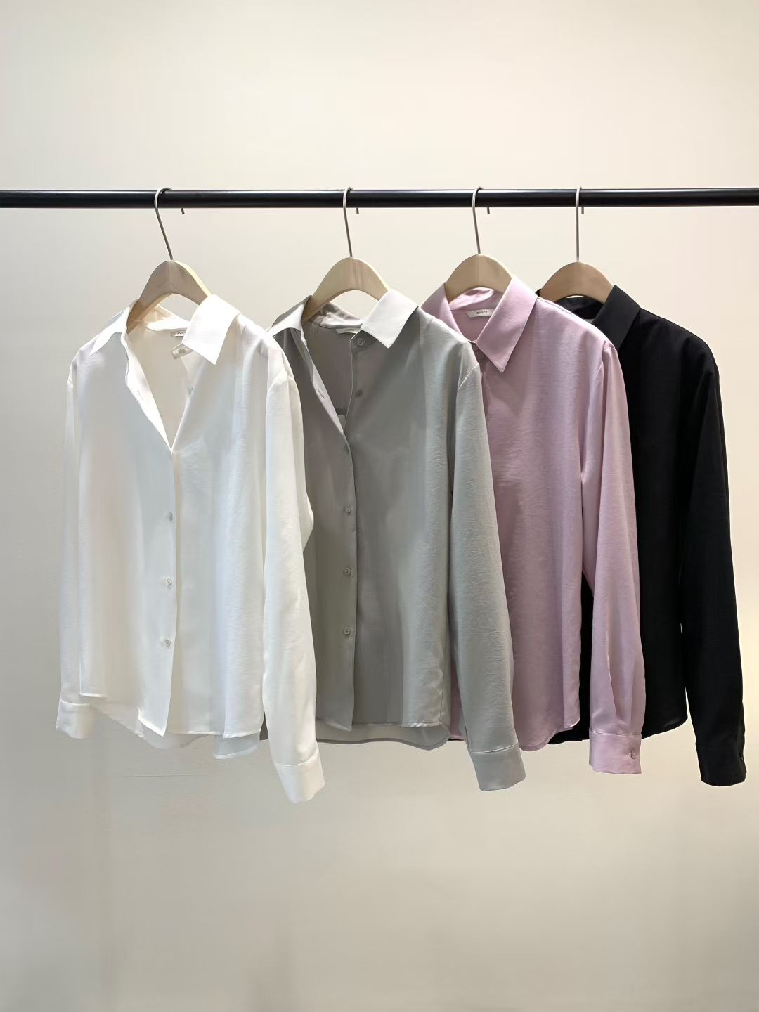 KN6129 淑女排紐襯衫