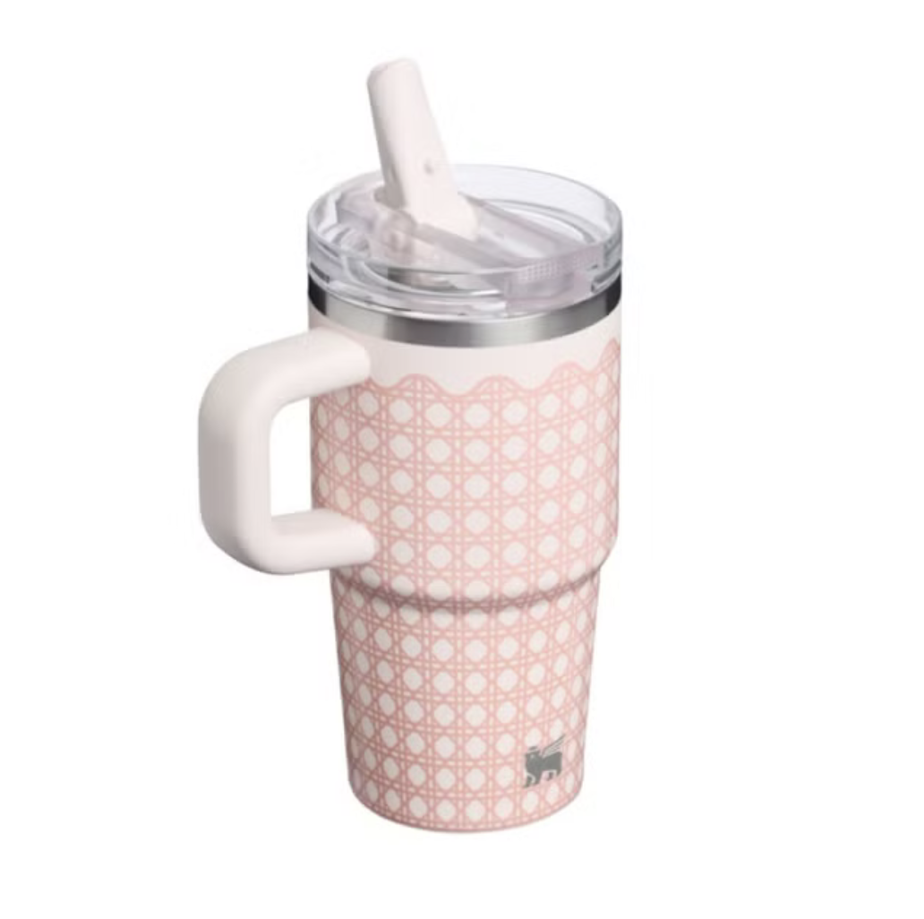 少 量 現 貨丨STANLEY PROTOUR 真空保溫吸管隨手杯 玫瑰石英藤編 Rose Quartz Rattan 20OZ