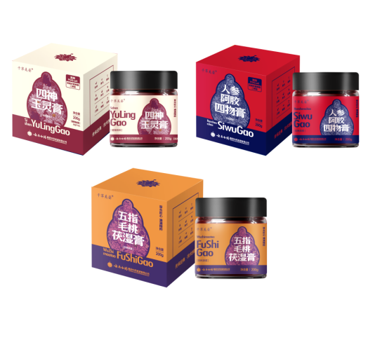 SF68 雲南白藥- 四神玉靈膏+五指毛桃茯濕膏+人參阿膠四物膏 (各200g/瓶)